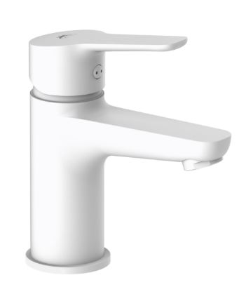 Jednoručna baterija za lavabo Uno-18 bela