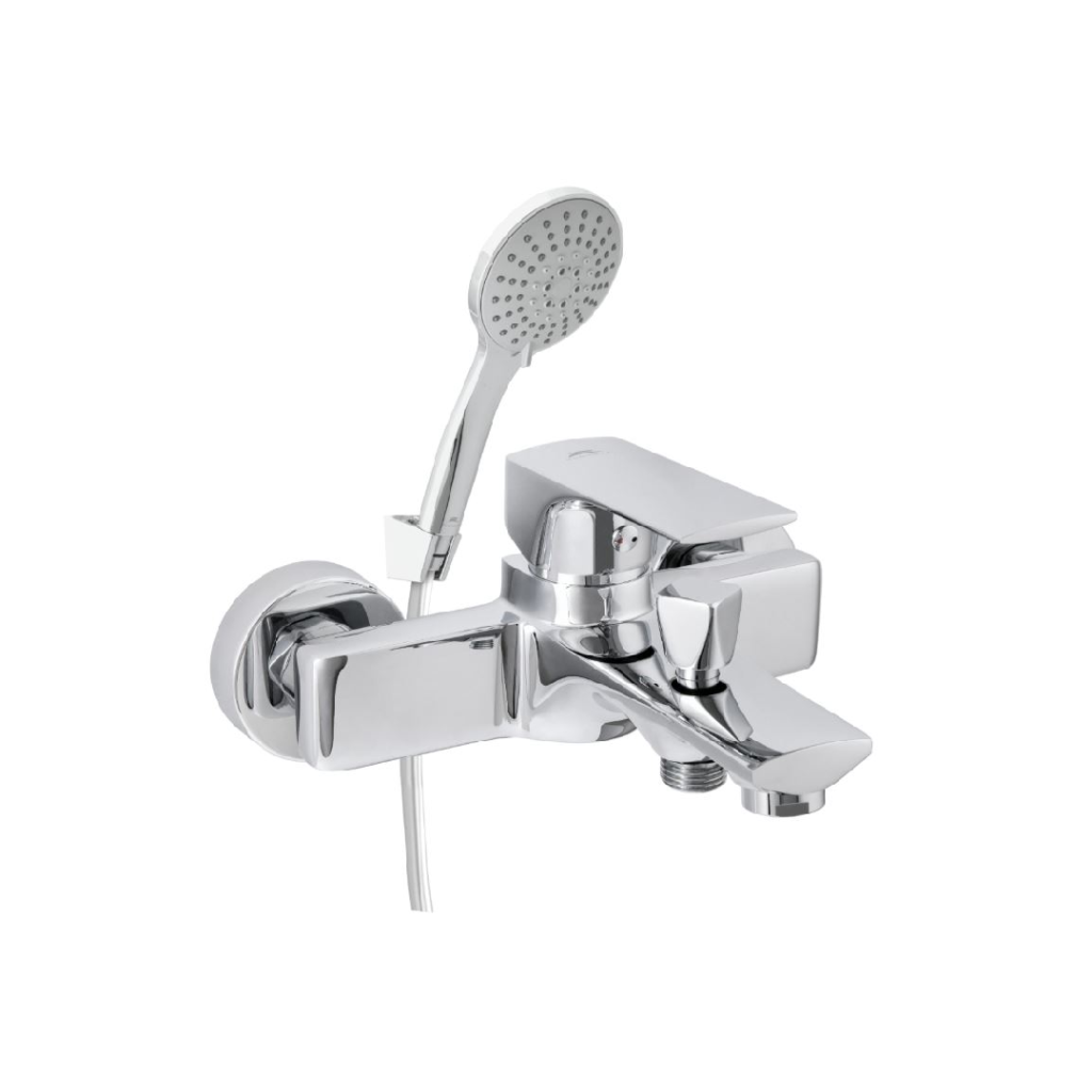 Set za tuš kadu sa crevom od 150 cm i nosačem