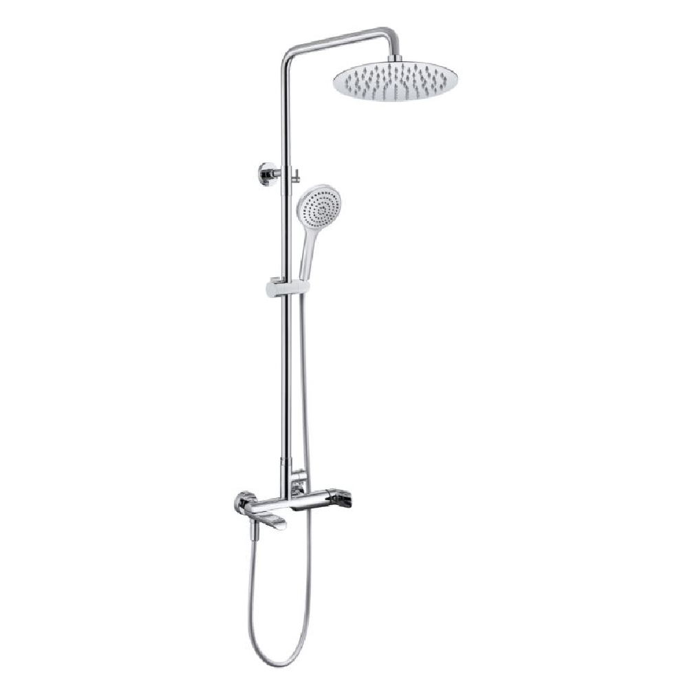 Set tuš baterija za kadu Ultra-10 sa lulom, OLO hrom
