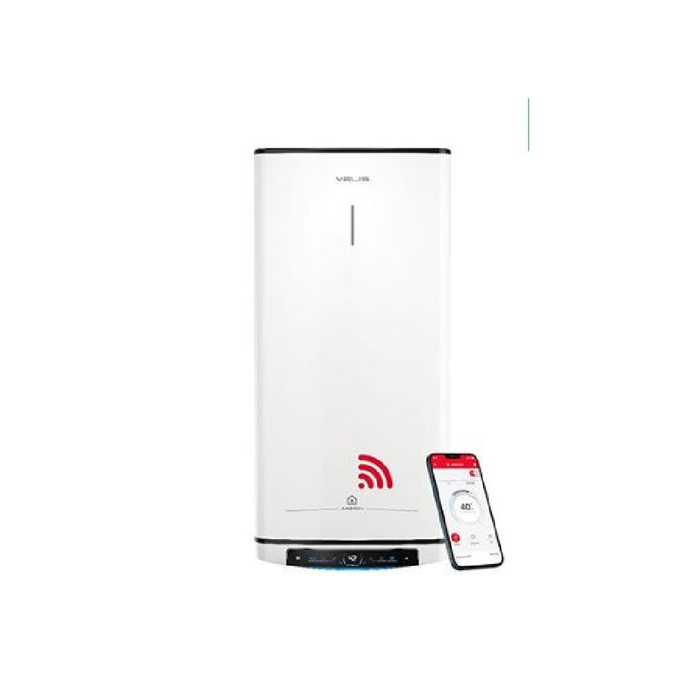 Bojler Ariston 80L Velis Pro WiFi EU Beli – slim dizajn